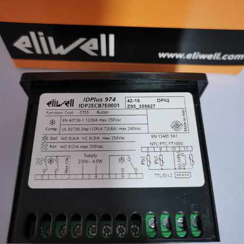 议价原装意大利ELIWELL伊力威 ID974 EWplus961冷藏库电子温控器I