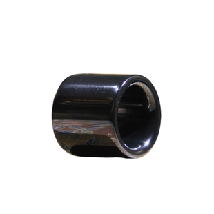 天然新疆和田玉黑青玉扳指正品塔青玉男女款手把件戒指送质检证书