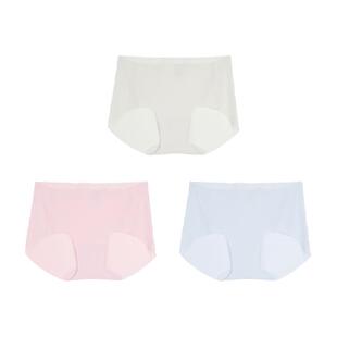 ubras小凉风冰丝无尺码内裤女春夏薄款无痕高弹纯棉抗菌三角短裤