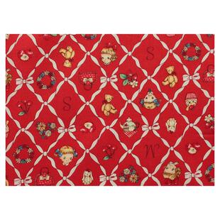 日本进口40支纯棉玛格丽特版权限定布cosmo手工DIY布料蝴蝶结方格