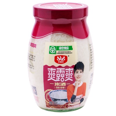 爽露爽湖北孝感特产糯米酒酿2瓶