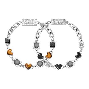 【生日礼物】babama留香系列手链黑曜石送男友虎眼石情侣手串