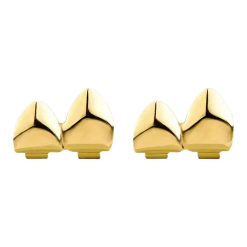 欧美Grillz双光面金牙套三件套嘻哈HIPHOP万圣节舞台假牙道具饰品