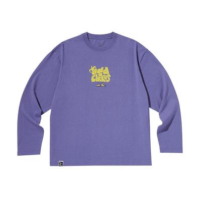 oddCIRKUS印花长袖日系复古长袖印花T恤美式休闲卫衣上衣春季新款