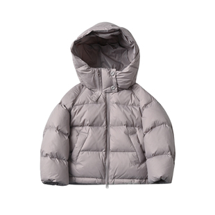 杜邦三防 90白鸭绒儿童连帽羽绒服 男童女童保暖外套 中大童 冬款