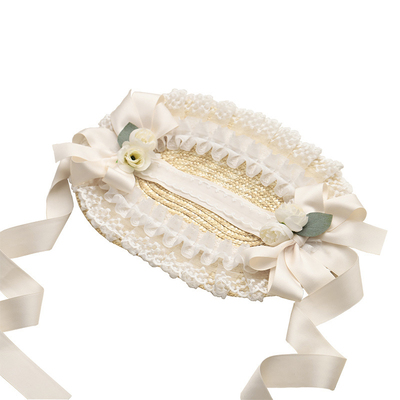 洛丽塔手作波奈特田园风帽子女