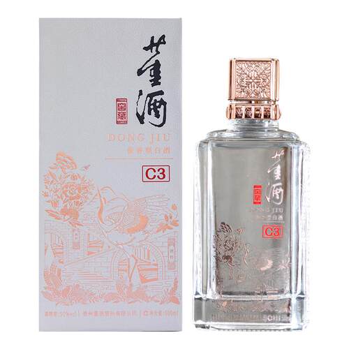 [百补]董酒窖藏C3_50度500ml单瓶盒装贵州兼香型白酒自饮聚会