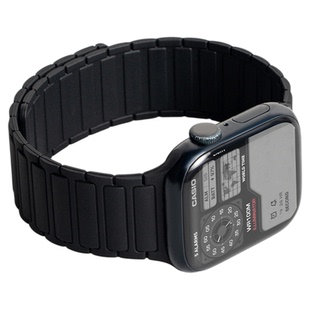 张倩仪同款匠戴适用S10苹果S9手表iwatch11表带applewatch9磁吸硅胶S8腕带Ultra3/2女款运动8男S高级新款夏季