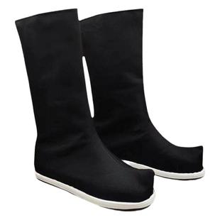 古装靴子翘头舞蹈cos汉服内增高男女中式皂靴弓鞋婚鞋官兵摄影靴