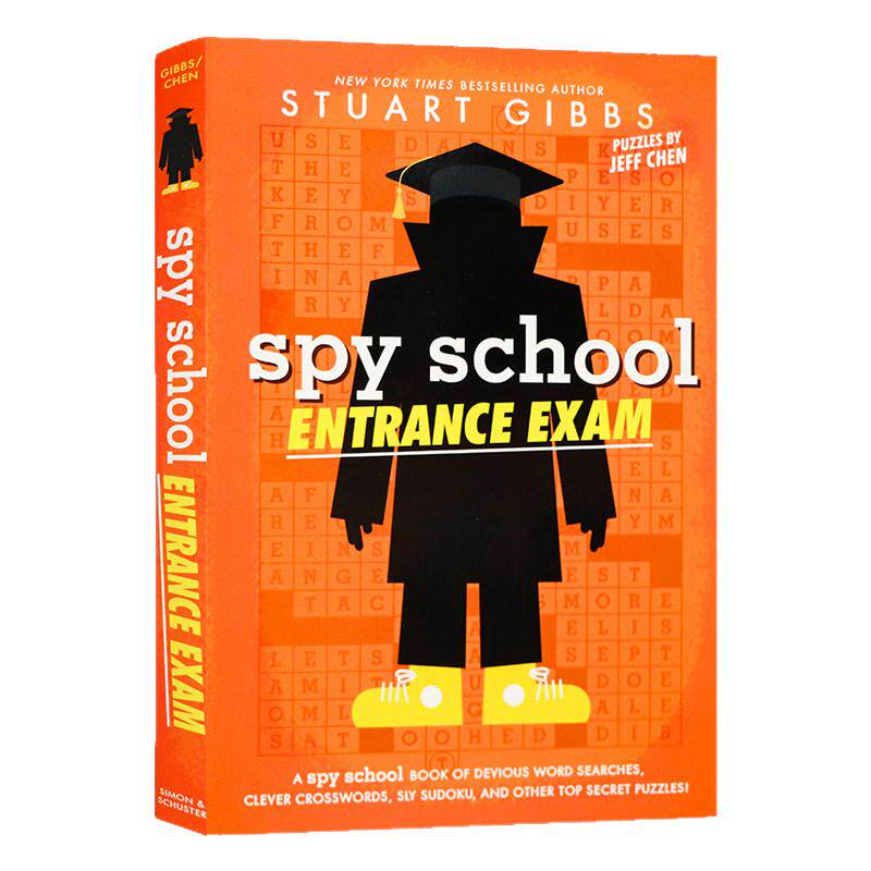 间谍学校入学考试英文原版 Spy School Entrance Exam 特工主题数独游戏青少年侦探推理冒险解谜章节桥梁书课外读物 10-14岁 平装