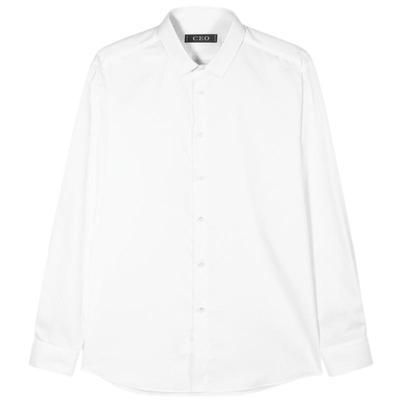 雅戈尔奥莱 CEO系列男装长袖衬衫纯棉上班穿男装衬衣