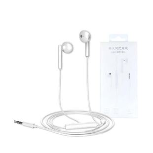 华为耳机原装正品有线圆孔手机通用3.5mm半入耳式线控am115/116