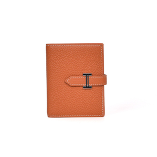 真皮短款小钱包女士精致高档2025新款牛皮钱夹大牌情侣皮夹子礼物