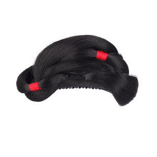 汉服女童头饰古风假发髻盘发古装儿童抓夹发包明制发型垫发发饰女