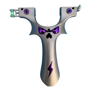 户外竞技弹弓重炮恶魔9025弹弓高精度大威力5代小怪兽反曲金属