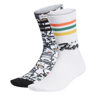 Adidas/阿迪达斯正品当季新款三叶草 SOCK 2PP 女子运动袜 FL9637