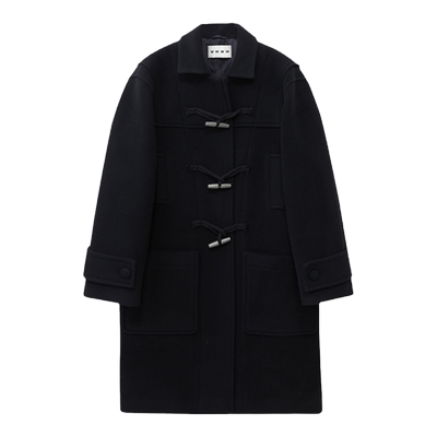 简约牛角扣wmwm学院感牛角扣休闲