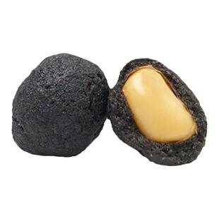 纯素食竹炭黑花生原味炒货香脆休闲零食装君利乐植物炭包裹无五辛
