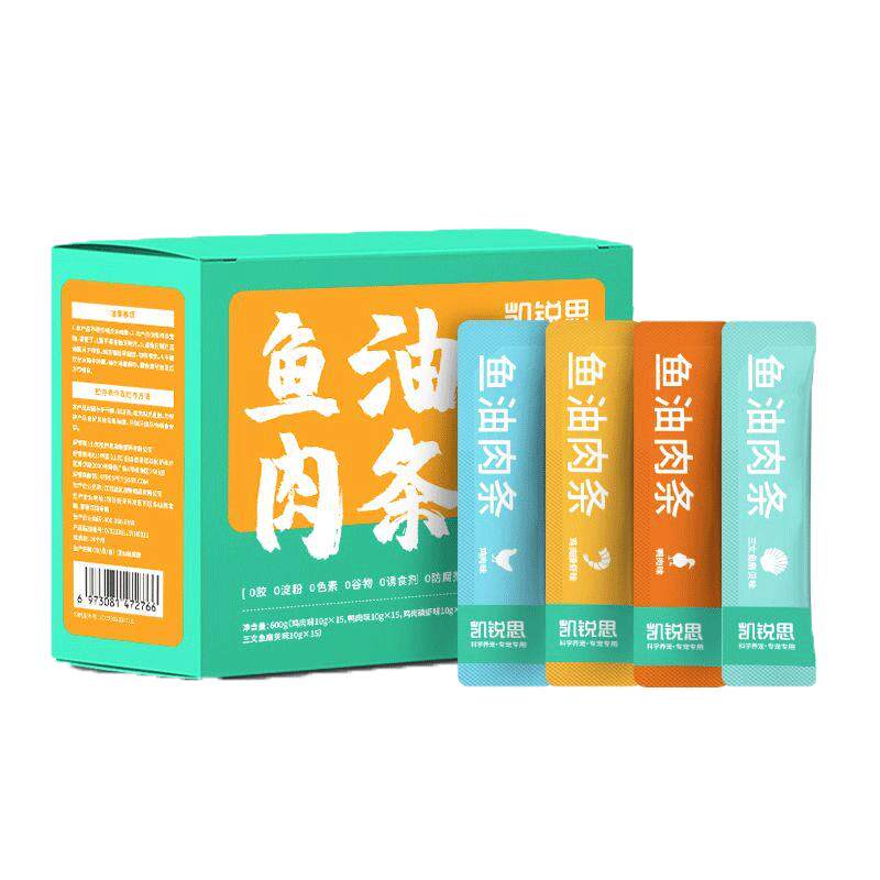 凯锐思猫零食鱼油猫条