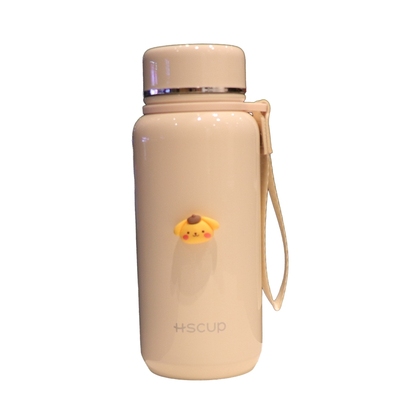 带提绳保温杯学生户外运动水壶男