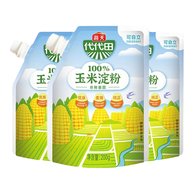 海天玉米淀粉200g食用小袋嫩肉