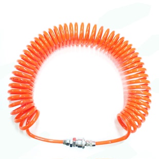 伸缩弹簧管螺旋软管8*5空压机风管6米9米15米气泵高压进口PU气管