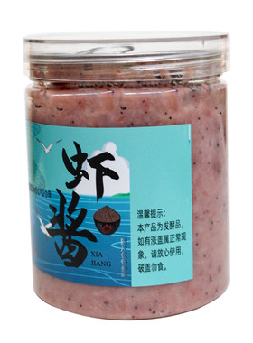 鲜虾酱超鲜不臭淡盐咸虾酱猛子虾酱正宗手工虾酱即食虾酱低温发酵