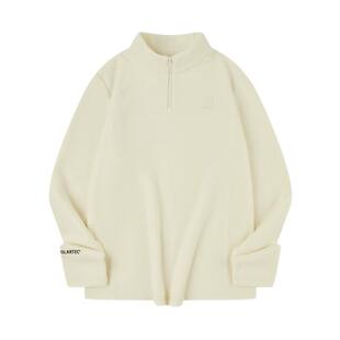 乔丹抓绒衣女士POLARTEC冬季新款保暖户外立领打底内胆摇粒绒卫衣