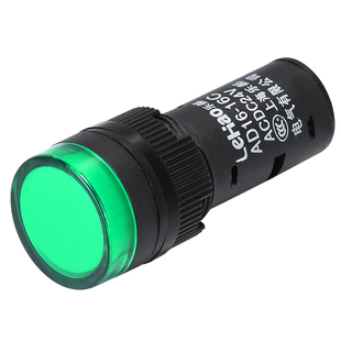 16MM信号灯电源LED指示灯AD16-16C 12V 24V 220V380V 红绿黄兰白