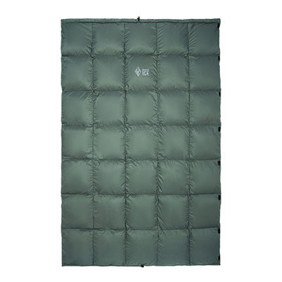 黑冰羽绒被 睡袋内胆鹅绒加厚片单人信封式 成人户外露营轻量收纳