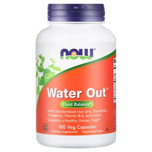 now foods美国进口草本消水丸消面部浮肿水肿胖腿利尿排水补钾V脸