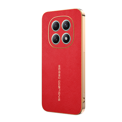 适用小米PocoM8pro手机壳荔枝纹