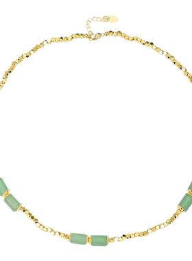 轻奢高级感气质大气绿松石项链