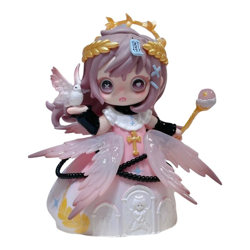 【现货】幽灵Keeno五代天使之城系列盲盒潮玩手办公仔可爱摆件礼