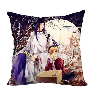 动漫棋魂进藤光藤原佐为塔矢亮周边抱枕头来图定制靠垫含枕芯手办