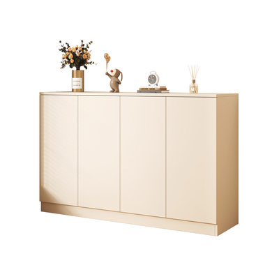 实木阳台柜子储物柜靠墙一体防晒窗边柜矮柜杂物柜飘窗收纳置物柜