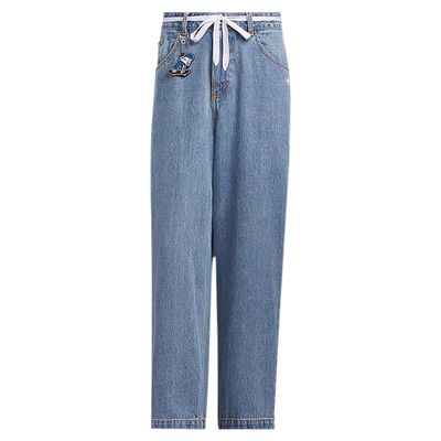 Adidas男子休闲街头风牛仔裤长裤