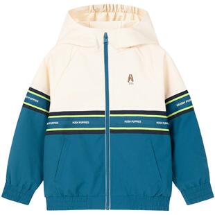 [四面弹]暇步士童装男童外套中大童春秋夹克新款儿童帅气拼色上衣