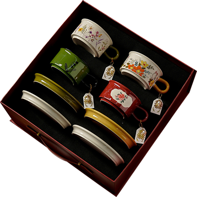 特别好看陶瓷咖啡杯子高档精致订结婚新婚礼物咖啡杯碟套装礼盒装