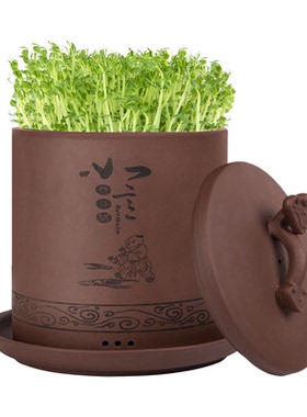礼之精选非遗紫砂豆芽罐高端礼品