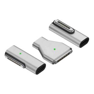 尚优琦TYPE-C转Magsafe3转接头适用苹果MacBook Pro笔记本电脑Air连接PD充电器140W磁吸pd快充诱骗器转换头线