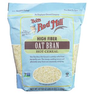 鲍勃红磨坊燕麦麸皮即食早餐晚餐健身代餐食品美国进口免煮燕麦片