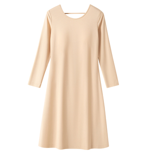 带胸垫大露背三伏天晒背纯棉吊带掐腰连衣裙夏海边沙滩长裙