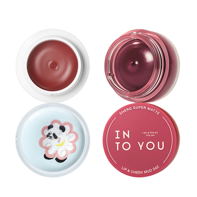 INTOYOU双拼罐装唇泥哑唇釉口红
