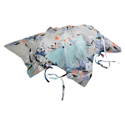 WORTHY SILK/华氏蚕人100%桑蚕丝枕巾真丝印花枕巾差旅伴侣伴手礼