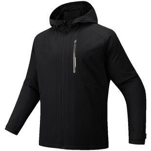 安踏梭织运动外套男冬季新款防泼水加绒保暖厚夹克上衣152547613N