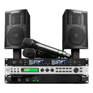 得普声家庭KTV音响套装卡拉OK点歌系统家用家庭影院全套音箱设备