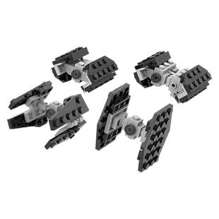 迷你钛战机组合飞机积木MOC-35570太空飞船战斗机拼插模型玩具男