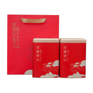 潮州山哥功夫茶凤凰乌岽高山特产清香型单丛茶铁罐礼盒装送礼茶叶