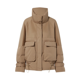 【年货新降】【白鹅绒】ELSEWHERE珂思绵羊毛拼接羽绒服女冬新款